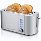Torradeira Elite Gourmet ECT4123X de 4 fatias em aço inoxidável