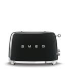 Torradeira Smeg 50's Retro de 4 fatias preta com 6 níveis de escurecimento