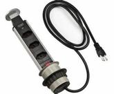 Torre 3 Tomadas 20amp 3500w Bivolt Prata