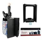 Torre Base Vertical Carregador USB Cooler Compatível Com PS4 Fat Slim Pro