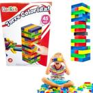 Torre Colorida Empilhar com 45 Peças brinquedo educativo Caiu Perdeu Jogo Torre Colorida Empilhar com 45 Peças brinquedo educativo Caiu Perdeu Jogo