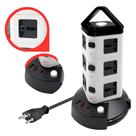 Torre Com 12 Tomadas Universal + 2 Usb + 1 Tipo C Multiplug