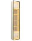 Torre Cristaleira Uma Porta Reflecta Com Led Off White Matiz Torre Cristaleira Uma Porta Reflecta Com Led Off White Matiz