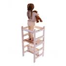 Torre De Aprendizagem 4x1 Mesa + Cadeirão Para Crianças