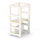 Torre De Aprendizagem Montessori Em Madeira MDF 4 Opções De Montagem, Crianças Até 35kg - Junges