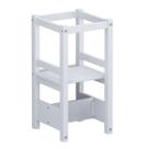 Torre De Aprendizagem Montessoriana Cor Branco Nemargi