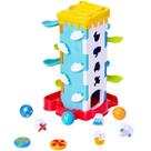Torre de Atividades Desenvolvimento Infantil Método Montessori 12m Formas Encaixe Buba
