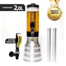 Torre De Chop Portatil 2L C/ Base Giratória Alça De Transporte e Adesivo Torre De Chop Portatil 2L C/ Base Giratória Alça De Transporte e Adesivo