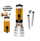 Torre De Chopp Chopeira Beer 2 L Com 2 Refil Gelante E Tampa Com Alça