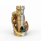 Torre de Dados Twin Fate Mesa de RPG Profissional Impressa em 3D TorreDeDados DiceTower RPG RPGDeMesa Dungeons -