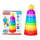 Torre de potinhos coloridos fisher price - mattel w4472