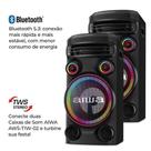 Torre de Som AIWA T1W-02 1600W 1 Woofer10 BT RGB USB FM DJ - Bivolt Torre de Som AIWA T1W-02 1600W 1 Woofer10 BT RGB USB FM DJ - Bivolt