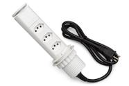 Torre de Tomada Multiplug Retrátil 3 Elétricas 10A Branco