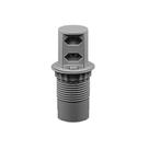 Torre De Tomada Pop Qtmov Mini Toten C/ 02 Tomadas Cinza