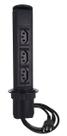 Torre De Tomada Retrátil Embutir Mesa Multiplug 3 Tomadas