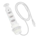 Torre De Tomada Retrátil Multiplug Embutir Mesa Granito Bivolt - 3 Tomadas - Renna