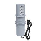 Torre De Tomada Totem Slim Automático 3 Tomadas 20A Cinza