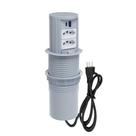 Torre De Tomada Totem Slim Manual 2 Tom 20A 2USB 9.0A Cinza