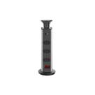 Torre De Tomadas Multiplug 3 Entradas Retrátil Embutir Mesa Bivolt