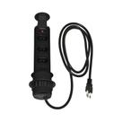 Torre de Tomadas Multiplug com 3 Tomadas Preto