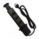 Torre de Tomadas Retrátil Multiplug Preta - RENNA