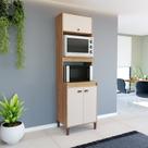 Torre Forno e Micro 63 Cm 2 Portas 1 Basculante Torino