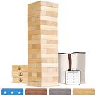 Torre gigante de tombamento de madeira GoSports Stacks de até 1,5 m
