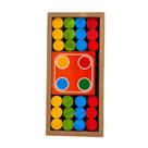 Torre inteligente jogo educativo de madeira