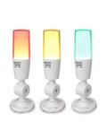 Torre Luminosa Led Sirene Alarme Sonoro 3 Cores 24Vca/Vcc