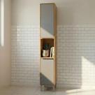 Torre Nicho 2 Portas 37 Cm Brilhante Celeste
