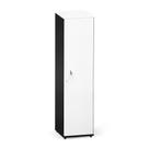 Torre Nicho De Madeira Com Porta P25 Pandin 160 CM Branco e Preto