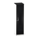 Torre Nicho De Madeira Com Porta P25 Pandin 160 CM Preto e Branco