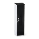 Torre Nicho De Madeira Com Porta P25 Pandin 160 CM Preto e Cinza