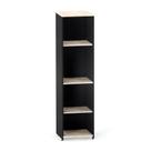 Torre Nicho De Madeira Sem Porta P25 Pandin 160 CM Casablanca e Preto