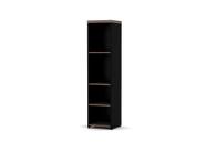 Torre Nicho Sem Porta PE 40 Pandin 1,60 M Walnut e Preto