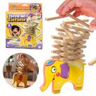Torre No Elefante Jogo Divertido De Empilhar E Equilibrar Brinquedo Competitivo