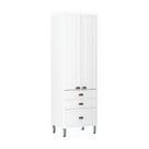 Torre Paneleiro Projetado 70cm 2 Portas 3 Gavetas Cristal Luciane