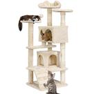 Torre para Gatos Yaheetech 137 cm Condomínio Arranhador
