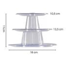 Torre Para Macarons 3 Pisos (30 Mararons) 1 Unidade - San Felipo