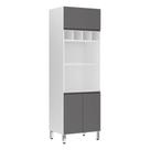 Torre Perola 70 cm Duplo Nicho 3 Potas mais 2 Nichos Luciane