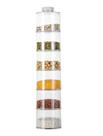Torre Porta Condimentos Temperos Empilhável 6 Potes