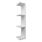 Torre Prateleira Branco Estante Decoração Quarto e Sala Mdf