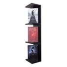 Torre Prateleira Preto Estante Decorativa para Quarto Gamer