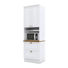 Torre Quente 1 Forno Branco Com Tampo - Henn Torre Quente 1 Forno Branco Com Tampo - Henn