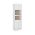 Torre Quente 2 Fornos Milla Branco MDF 70cm Carraro