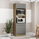 Torre Quente 2 Portas 1 Gaveta 2 Nichos para Forno Campanele 72cm Menu Kitchen