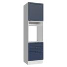 Torre Quente 60 Cm 1 Porta 3 Gavetas Branco/azul Vik Madesa Branco/azul Torre Quente 60 Cm 1 Porta 3 Gavetas Branco/azul Vik Madesa Branco/azul