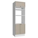 Torre Quente 70 Cm 3 Portas Branco-crema Vik Madesa Branco-crema