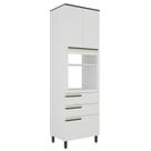 Torre Quente 70cm 2 Portas 3 Gavetas Cozinha Flórida