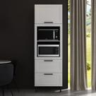 Torre Quente 70cm para Forno e Micro-ondas com 1 Porta Basculante e 2 Gavetas